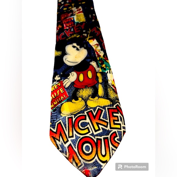 DISNEY Mickey Mouse Men’s Designer Tie| RARE - Picture 4 of 11